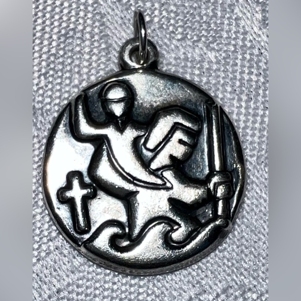 James Avery St. Christopher Sterling Silver Medal - RETIRED design